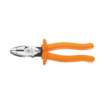 Klein Tools D2139NECRINS Side Cutting and Crimping Pliers, New England Nose, Insulated, 9-Inch
