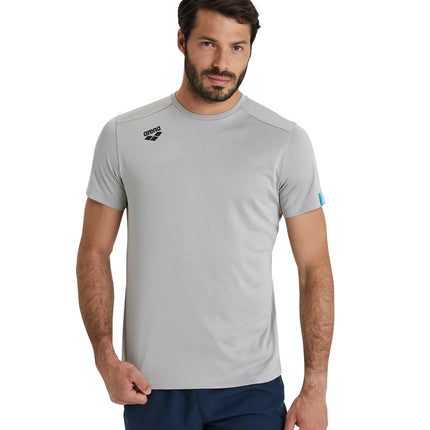 Arena Solid T-Shirt Medium Grey Heather XS