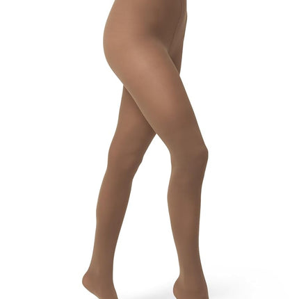 HUE Women's Opaque Tights, Cocoa, S