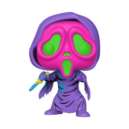 Funko Pop! Películas: Scream Ghost Face - Ghost Face (Edición especial Blacklight) #1607