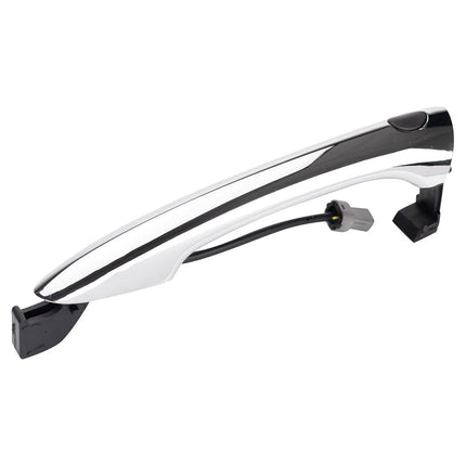 TRQ Front Right Exterior Door Handle Chrome Passenger Side Compatible with 2009-2014 Hyundai Sonata