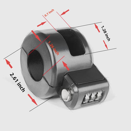 Door Handle Lockout Device Cover with Code to Disable Door Handle Temporary Combination Lock for Bedroom from Outside Knob Lock (1)