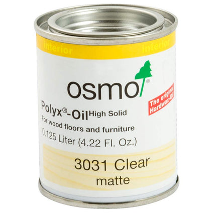Osmo Polyx-Oil - 3031 Clear Matte - .125 Liter