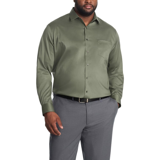 Van Heusen Men's Tall FIT Dress Shirt Ultra Wrinkl