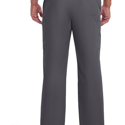 Dickies Men's Pull-On Pant with 7 Pockets Elastic Waistband with Button Closure 81006, Olive, Small