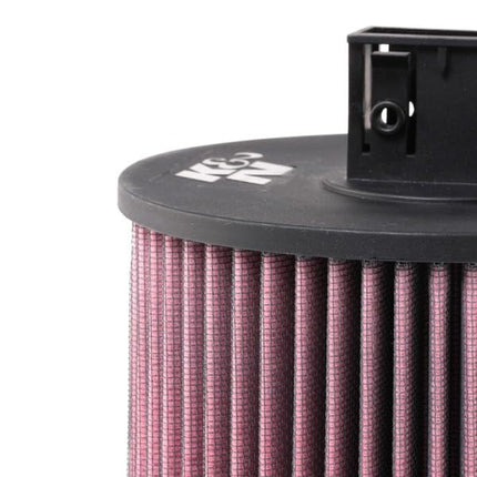 K&N Replacement air filter compatible with BMW 3-Series E90 325i/330i 2005- (excl. USA) (E-2022), Heather Red