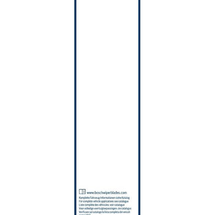 Genuine Bosch A340H Rear Wiper Blade - 340mm Flat Bar Wiper Blade for Enhanced Visibility and Performance