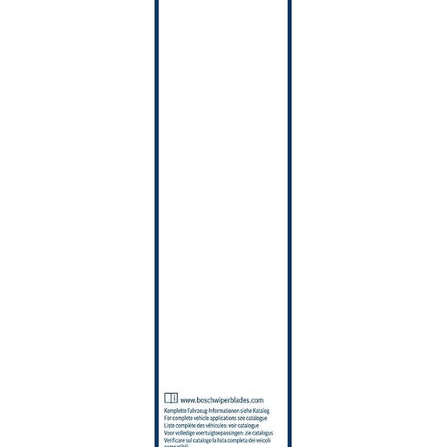 Genuine Bosch A340H Rear Wiper Blade - 340mm Flat Bar Wiper Blade for Enhanced Visibility and Performance