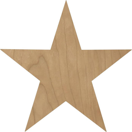 Ekena Millwork ROS05X05GLMA Galveston Star Rosette, 5-Inch x 5-Inch x 3/4-Inch, Maple