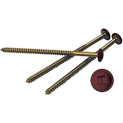 Ekena Millwork LVPS0001BD 3" Lifetime Vinyl Painted Screws, Bordeaux