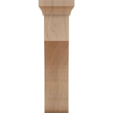 Ekena BKTW02X06X08GOAL 2 1/2-Inch Width x 6-Inch Depth x 8-Inch Height Medium Gomez Wood Bracket - Alder