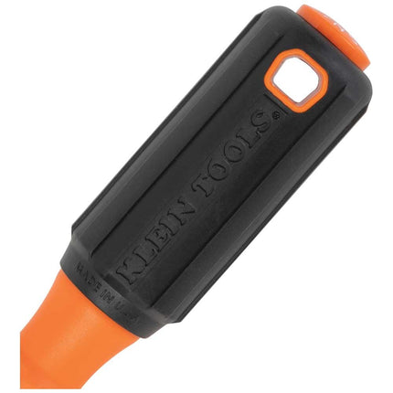 Klein Tools 6856INS Insulated Screwdriver, Made in USA, 1000V #1 Phillips Tip Screwdriver with 6-Inch Shank, Tip-Ident, Cushion-Grip Handle