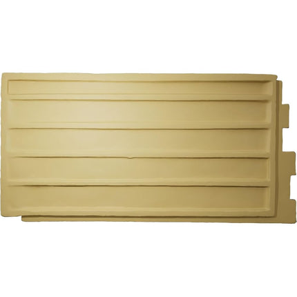 EverStone Cascade Faux Stone Panel, 48 5/8"W x 24 3/4"H x 1 1/4"D, Adobe Color
