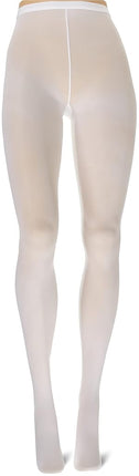 Capezio Women's Ultra Soft Transition Tight – Versatile Footed or Footless Design, Moisture Wicking, Seamless Comfort for Dancers and Active Wear, Small/Medium, White