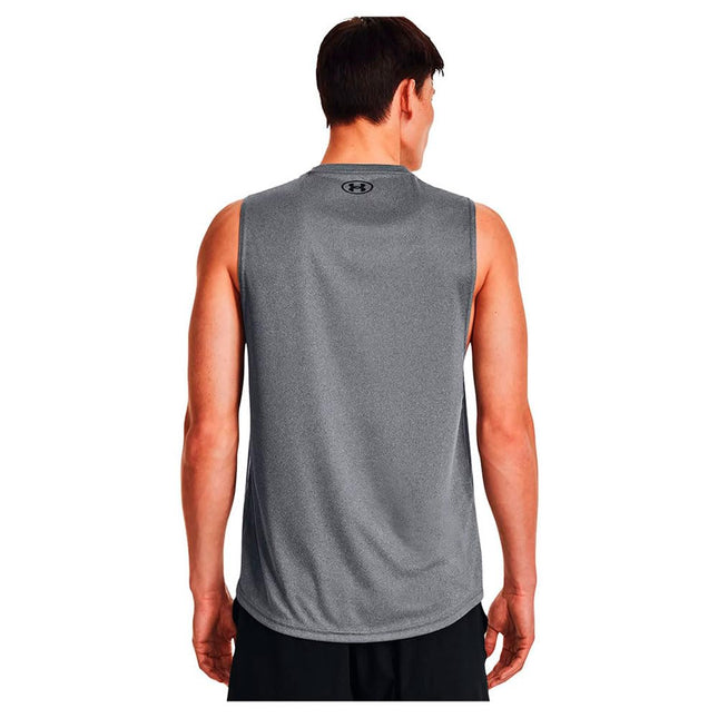 Under Armour Camiseta sin mangas de hombre Velocity Muscle, (012) Pitch Gray Light Heather / / Black, XXL