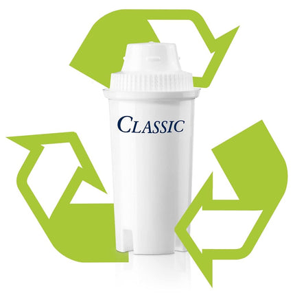 BRITA Classic replacement water filter cartridges, reduce chlorine, limescale and impurities - 3 pack