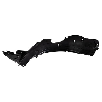 TRQ Front Right Inner Fender Liner Black Passenger Side