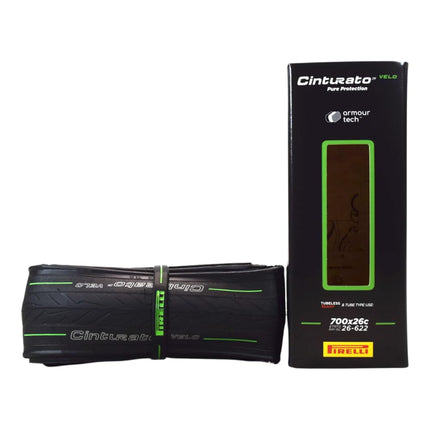 Pirelli Cinturato Velo Tire, TLR, Black - 700 x 26