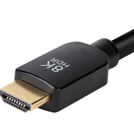 Monoprice 8K Certified Ultra High Speed HDMI 2.1 Cable - 48Gbps, Compatible with Sony PlayStation, Microsoft Xbox Series X and S, 10 feet, Black
