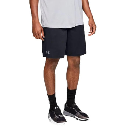 Under Armour Tech Mesh Shorts, Men's Gym Shorts With Complete Ventilation, Versatile Sports Shorts for Training, Running and Working Out, Black/Pitch Gray, L