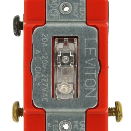 Leviton 20 Amp Toggle Switch, Lighted Handle, 3-Wa