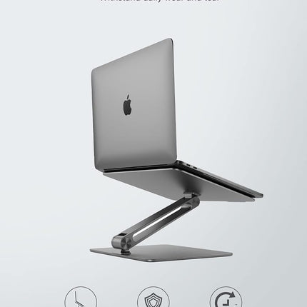 ALOGIC Elite Adjustable laptop stand, Ergonomic riser with superior aluminium design, portable and sturdy, compatible with MacBook Pro, MacBook Air, Dell XPS, Chromebook and more.