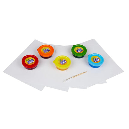 CRAYOLA Spill Proof Paint Set, Washable Paint for Kids, Ages 3, 4, 5, 6