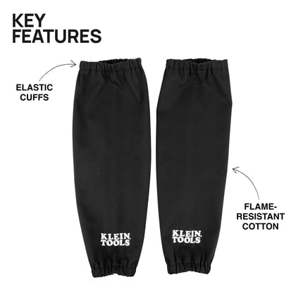 Klein Tools 60845 Welding Sleeves, Black, White, Estándar