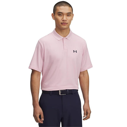 Under Armour Mens Matchplay Polo Prime Pink L