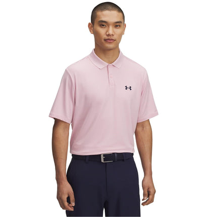 Under Armour Mens Matchplay Polo Prime Pink L