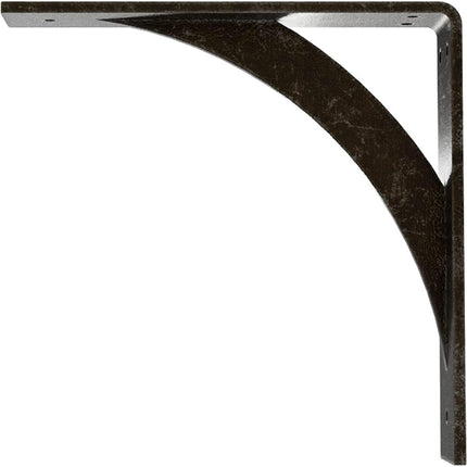 Ekena Millwork BKTMLE Steel Bracket Legacy, 2"W x 10"D x 10"H, Antiqued Warm Silver