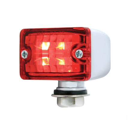 United Pacific 4 LED Small Rod Light - Red LED/Red Lens,39189