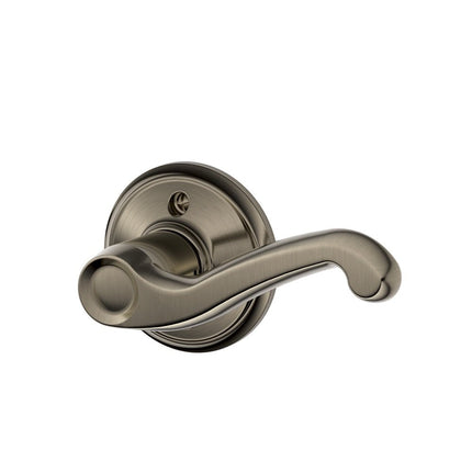 Schlage F170FLA620RH Flair Right Hand Dummy Lever, Antique Pewter