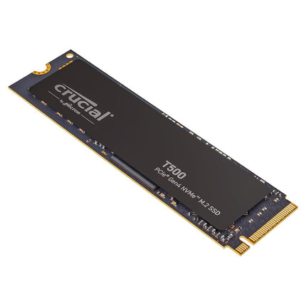 Crucial T500 500GB SSD PCIe Gen4 NVMe M.2, Up to 7200MB/s, TLC NAND, Laptop and Desktop Compatible, Microsoft DirectStorage, Solid State Drive - CT500T500SSD8