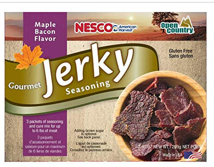 Nesco BJM-6 Gourmet Jerky Seasonings, Bacon Maple,
