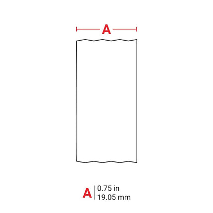 Brady M21-750-595-WT Tape For Lab Pal, Vinyl, 19.1 mm, White