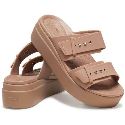 Crocs Brooklyn Buckle Low Wedge