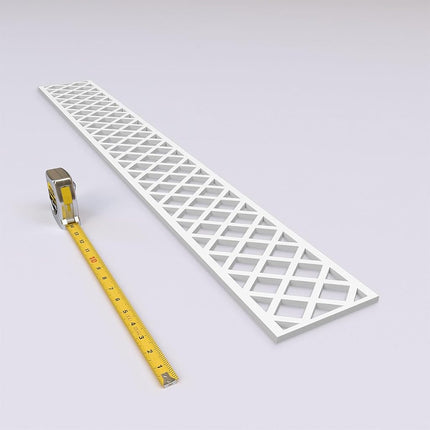 Ekena Millwork MLDPB06X46MNCUN Manchester Fretwork Pierced Moulding, 6"H, PVC