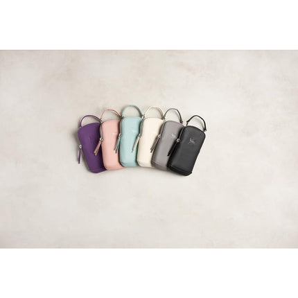 STANLEY Cross Bottle Essentials Case Midi | Phone, Wallet, Keys Holder for Water Bottle | Faux Leather Accessory Pouch for Carry All Strap | Tumbler Cup Accessories | BPA-Free | Seafoam