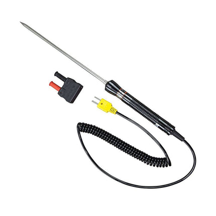 K-Type Thermometer Temperature Probe for HVAC Applications with Coiled 1.5 m Lead Klein Tools 69144