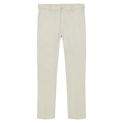 IZOD Men's Saltwater Stretch Flat Front Slim Fit Chino Pant, Pale Khaki, 30W x 32L