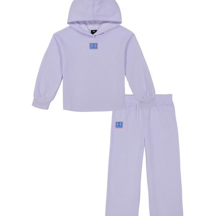 Under Armour Baby Girls Hoodie Set, Bottoms & Hood