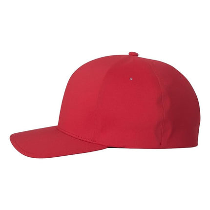 Flexfit Men's Delta Seamless Cap Hat, Red, S-M