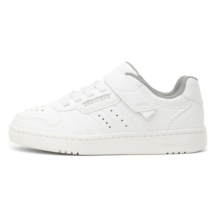 Skechers Boys' Quick Street Trainer, White, 6 UK T