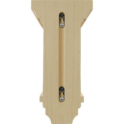 Ekena CORW07X07X14JEMA 7-Inch Width x 7 3/4-Inch Depth x 14-Inch Height Jumbo Jefferson Wood Corbel - Maple