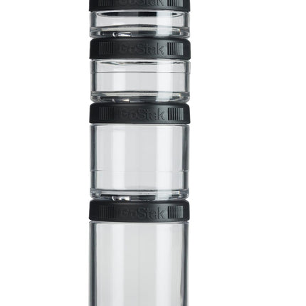 Blender Bottle Go Stak, Black, 150ml, 100ml, 60ml,