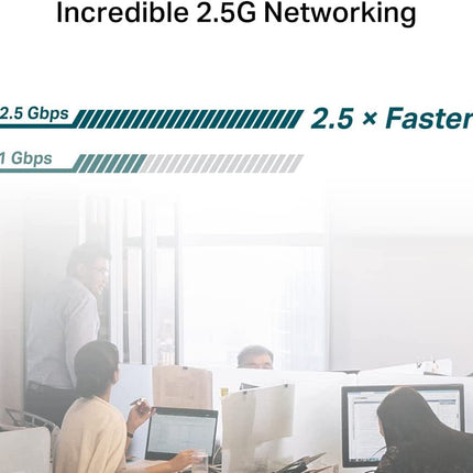 TP-Link 2.5GB PCIe Network Card (TX201) – PCIe to 2.5 Gigabit Ethernet Network Adapter, Supports Windows 11/10/8.1/8/7, Win Server 2022/2019/2016, Linux