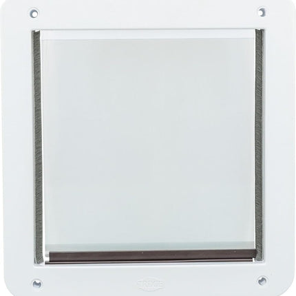 Trixie Pet Products 2-Way Locking Dog Door, Small to Medium Dogs, White