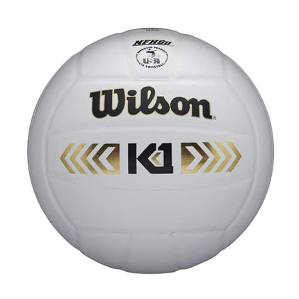 WILSON K1 Gold High Performance Volleyball - White (WTH1895AWID)