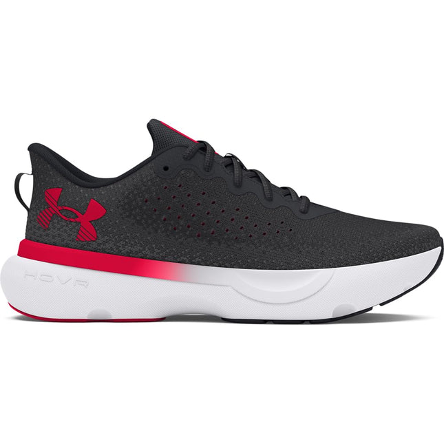 Zapatillas Under Armour Infinite para hombre, (004) Black/Castlerock/Red, 10.5 UK